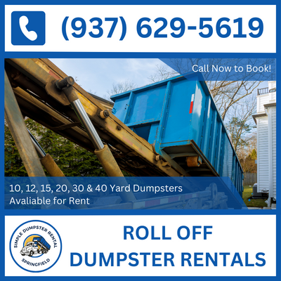 Roll Off Dumpster Rental Springfield - Affordable Prices - 10, 20, 30 & 40 Yard